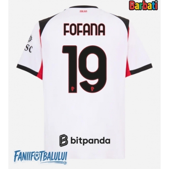 AC Milan Youssouf Fofana #19 Tricou Fotbal Replică 2025-26 Barbati Deplasare